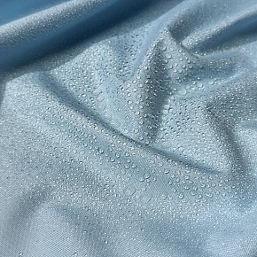 Tissu imperméable Oxford PU, 200 g/m², 160 cm, bleu clair Tissu imperméable Oxford PU, 200 g/m², 160 cm, bleu clair