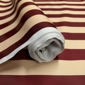 Tissu d'extérieur, déperlant pour transats et hamacs de jardin Beige Bordeaux 5 cm Tissu d'extérieur, déperlant pour transats et hamacs de jardin Beige Bordeaux 5 cm