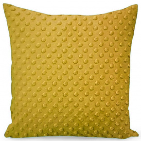 Housse de coussin micropeluche 40X40 cm, Moutarde Housse de coussin micropeluche 40X40 cm, Moutarde