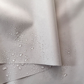 Tissu imperméable PREMIUM, polyester PU, 190 g/m², largeur 160 cm, couleur gris clair