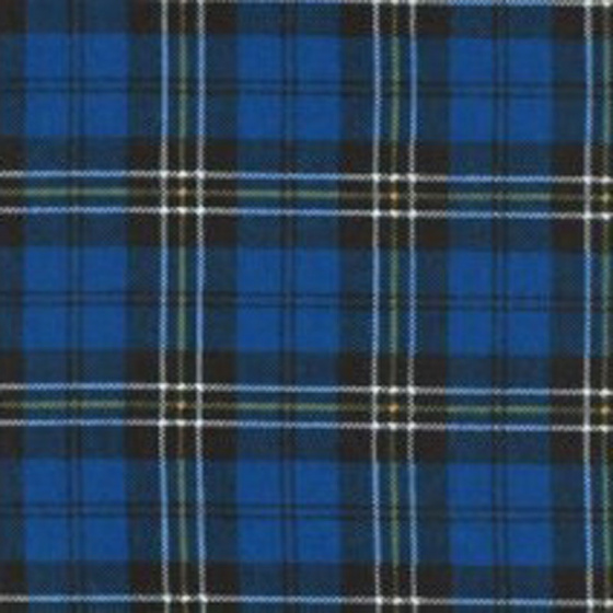 Bavlněná flanelová látka vzor kostka modrá 8x8 cm  