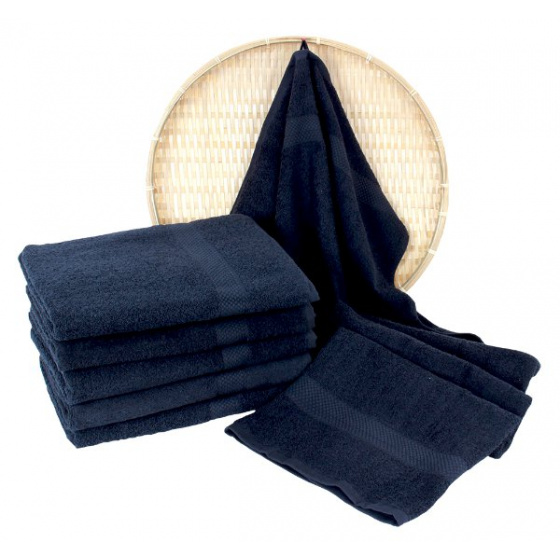 Serviette de bain 50x100 cm, couleur grenat