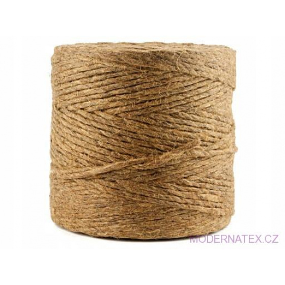 Lněný stáčený provázek 150x8 SN, 500gr, navín 415 m
