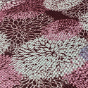 Le tissu PVC Kodura motif Pissenlit violet