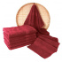 Serviette de bain 70x140 cm, couleur bordeaux