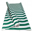 Tissu d'extérieur pour transats et hamacs de jardin, blanc-vert, 5 cm