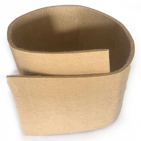 Feutrine technique 5 mm, 750 g/m², largeur 100 cm, beige