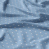 Tissu coton au mètre, 125 g/m², largeur 160 cm, imprimé Etoiles bleu      