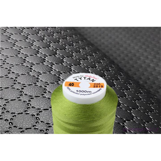 Šicí nitě TYTAN 40 1000 m zelené barva 2519 