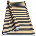 Tissu d'extérieur pour transats et hamacs de jardin Beige-Chocolat 5 cm