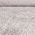 Tissu en coton au mètre, 125 g/m², largeur 160 cm, imprimé à fleurs rouges