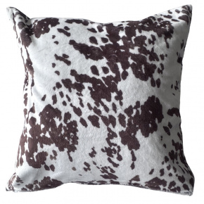 Housse de coussin déco 40x40 cm, Marron