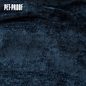 Tissu d'ameublement Aphrodite Deep Blue, super doux et lisse, Pet proof
