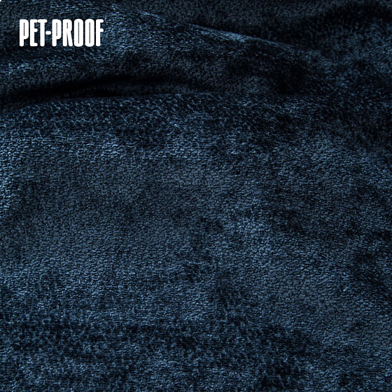 Tissu d'ameublement Aphrodite Deep Blue, super doux et lisse, Pet proof
