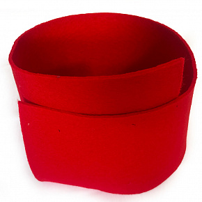 Feutrine technique 4 mm, 600 g/m², largeur 100 cm, rouge Feutrine technique 4 mm, 600 g/m², largeur 100 cm, rouge