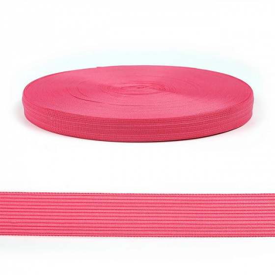 Lemovací proužek  PES 20 mm  barva neo růžová