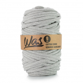 Cordons tressé coton 9 mm, 50 m, couleur gris 040 Cordons tressé coton 9 mm, 50 m, couleur gris 040