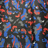 Tissu extérieur Imperméable PVC Codura 600D, 360 g/m², 150 cm, Militaire Bleu