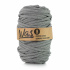 Cordons tressé coton 9 mm, 50 m, couleur gris fn. 050