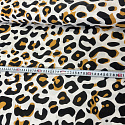 Solid-colored cotton fabric, 125 gm², width 160 cm,  leopard