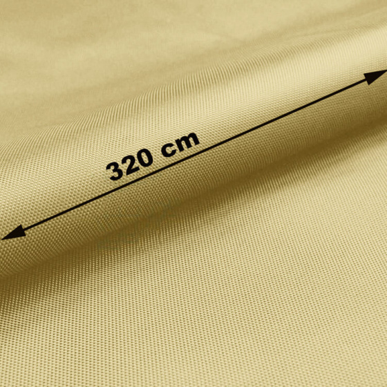 Tissu Oxford Téflon déperlant, 165 g/m², largeur 320 cm, couleur Beige