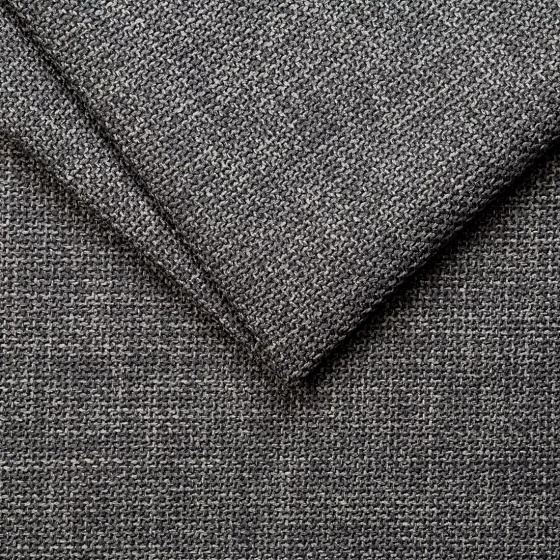 Tissu d'ameublement Ignifugé au métre Fjord, Anthracite