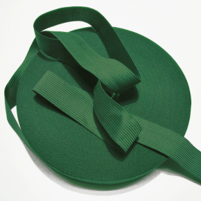Bande ourlet polyester 25 mm  couleur Verte fonce