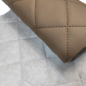 Ekokoža prešívaná ultrazvukom, farba Cappuccino, metráž 145 cm 