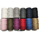 Ficelle de coton couleur grise clair 40 m