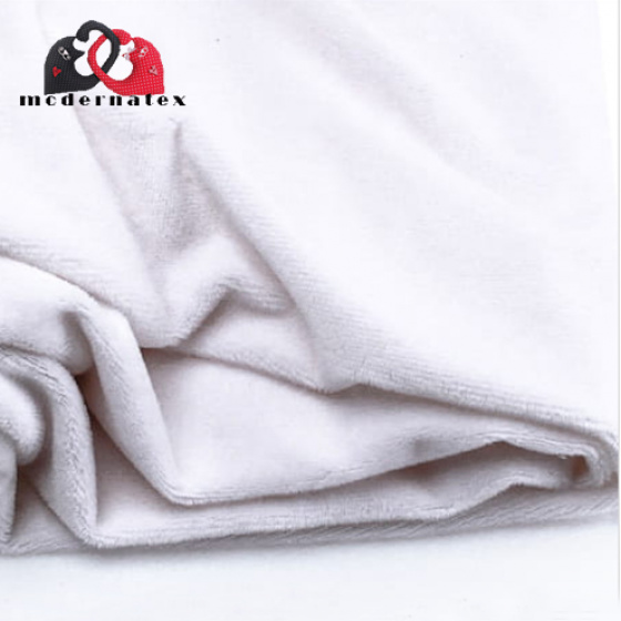 Minky mikroplyš jednobarevné barva BÍLÁ