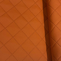 Ekokůže prošívaná ultrazvukem, barva pomerančová, metráž