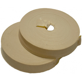Biais replié polyester 15 mm couleur biege