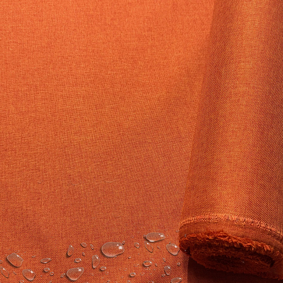 Nepromokavá látka Imitace lnu-09, Zázvorová