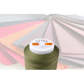 Fils à coudre d'ameublement TYTAN 60E 1000 m couleur khaki 2582 Fils à coudre d'ameublement TYTAN 60E 1000 m couleur khaki 2582