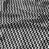 Tissu coton au métre couleur blanche zigzag noir