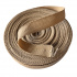 Bande ourlet polyester 25 mm  couleur Beige renforcé 25m, 1 mm