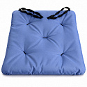 Coussin de jardin imperméable Oxford de couleur bleu clair, 40 × 40 cm