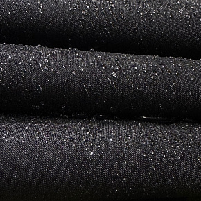 Tissu anti UV-WR extérieur, 250 g/m², 150 cm, au mètre couleur Noir