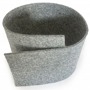 Feutrine technique 4 mm, 600 g/m², largeur 100 cm, gris Feutrine technique 4 mm, 600 g/m², largeur 100 cm, gris