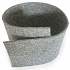 Feutrine technique 4 mm, 600 g/m², largeur 100 cm, gris
