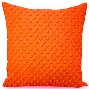 Housse de coussin micropeluche 40X40 cm, Orange Housse de coussin micropeluche 40X40 cm, Orange