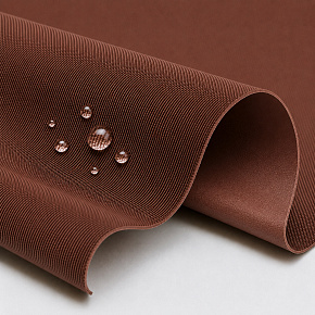 Tissu extérieur Imperméable PVC Codura 600D, 360 g/m², 150 cm, Marron