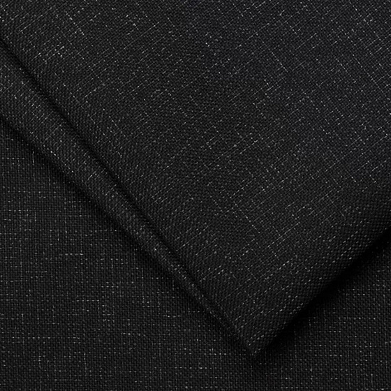 Tissu d'ameublement Ignifugé au métre Denver, Black