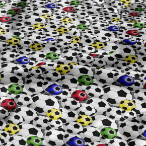 Tissu en coton uni au mètre, 125 g/m², largeur 160 cm, blanche