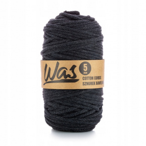 Cordons tressé coton 5 mm, 100 m, graphite 360 Cordons tressé coton 5 mm, 100 m, graphite 360