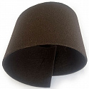 Feutrine technique 4 mm, 550 g/m², largeur 155 cm, marron