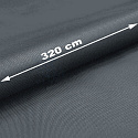 Voile d’ombrage rectangulaire 3x4 m, Oxford 165 g/m², protection contre le soleil avec protection UV, graphite