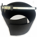 Feutrine technique 5 mm, 750 g/m², largeur 150 cm, noir