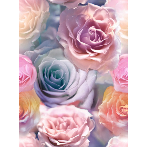 Velurové potahové látky s potiskem vzor 390097-104