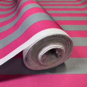 Tissu d'extérieur, déperlant pour transats et hamacs de jardin, gris-rose, 5 cm